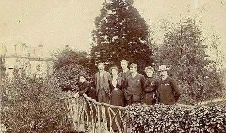 Familia Brunton reunida en Inglaterra