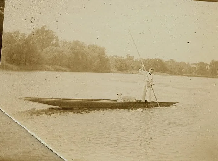 Walter Haslip Brunton navegando